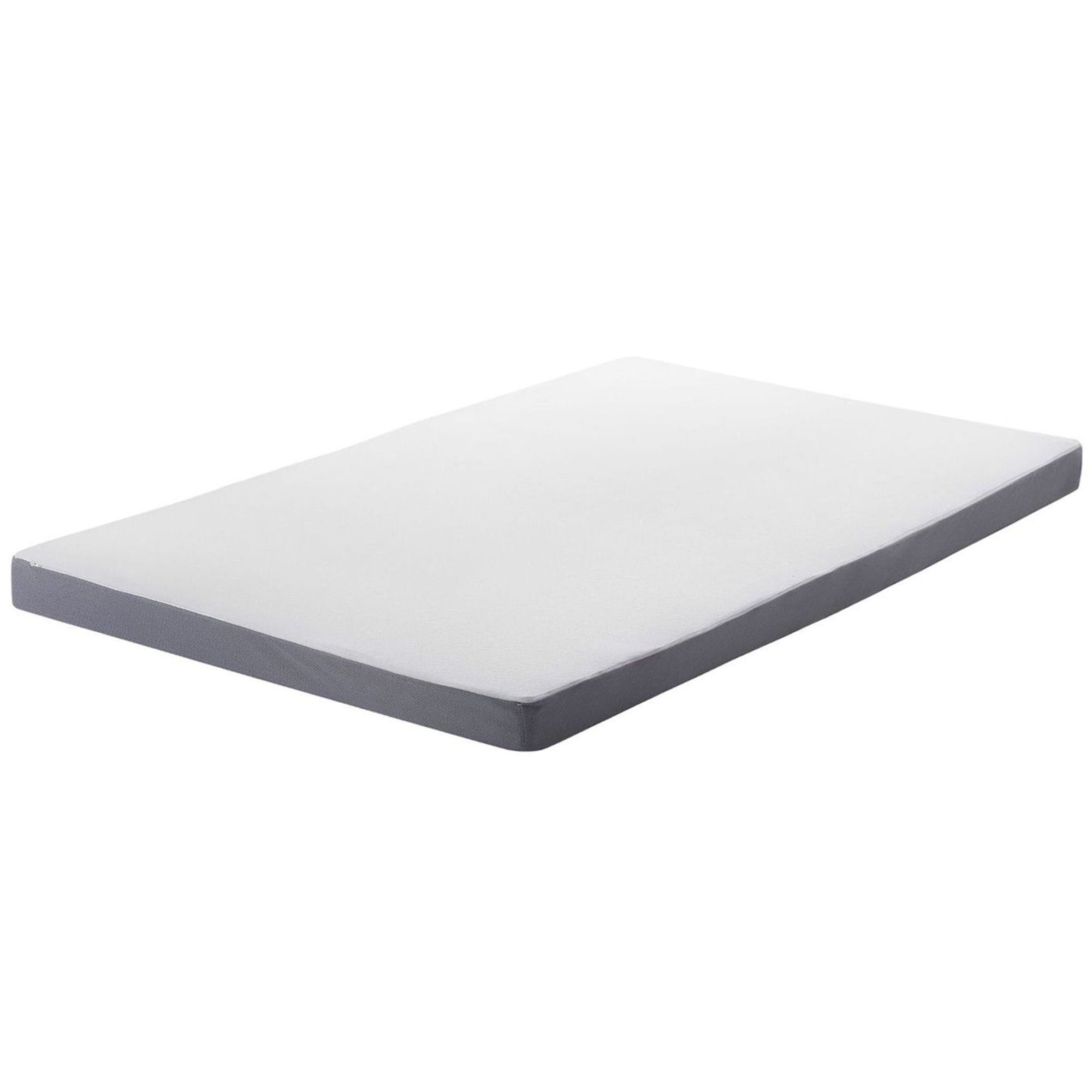 Beliani Foam Mattress White EU Single Size Zippered Cover