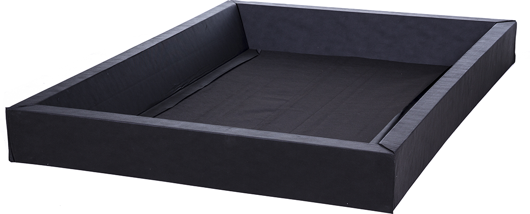 Beliani Waterbed Safety Liner Black Foam King Size 140 x 200 cm