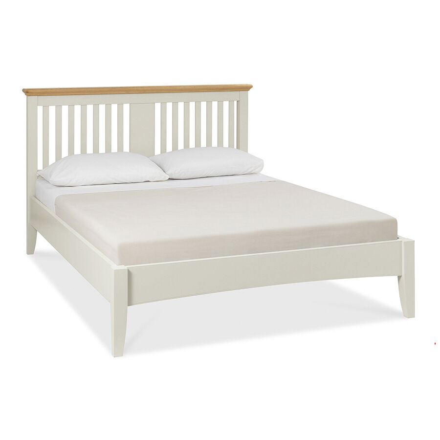 Grenada Grey & Oak King Size Bed   Slatted