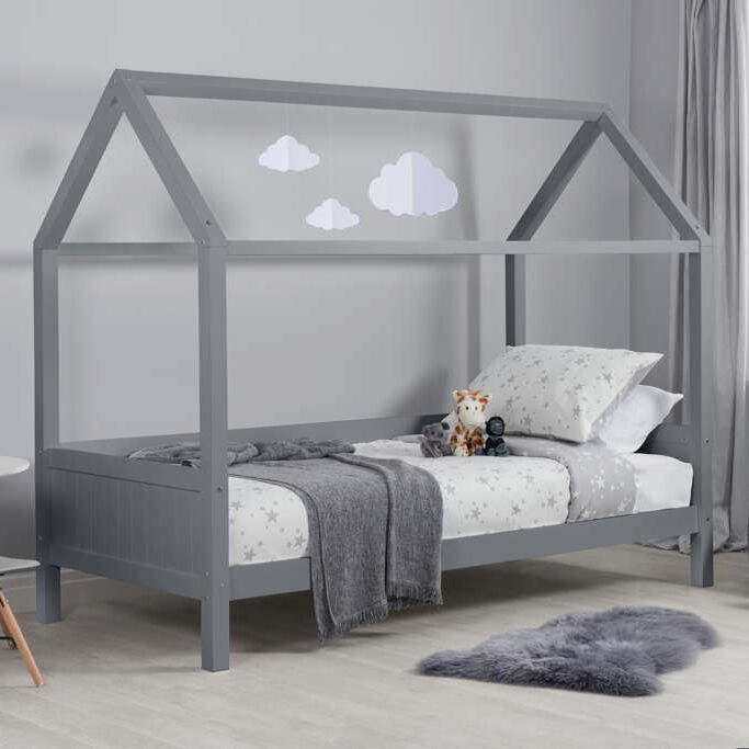 Photos - Bed Cassa Single  Grey