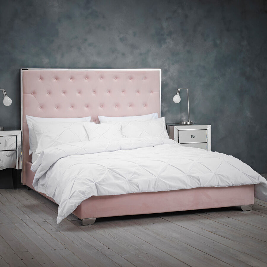 Photos - Bed LPD Holland Kingsize  Pink 