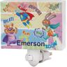 Miles Kimball Personalized Superheros Children's Night Light