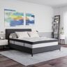 Carnegy Avenue Capri White Queen Comfortable Sleep 12 in. Cushion Firm Hybrid Pocket Spring Mattress in a Box