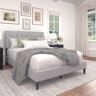 Hillsdale Furniture Mandan Gray Full Upholstered Bed