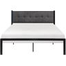 Lana Black Metal Frame Queen Platform Bed