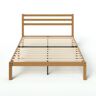 Zinus Maddie Brown Bamboo Frame King Platform Bed