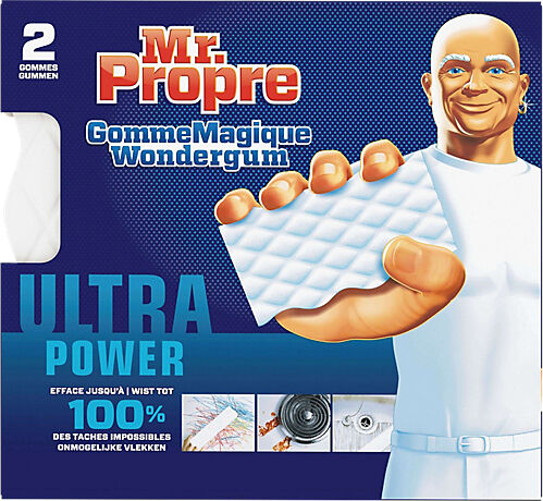 Mr. Propre Eponge Mr. Propre Gomme Magique Ultra Power - 2 Unités