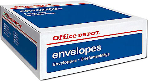 Office Depot Enveloppes Office Depot DL 90 g/m² Blanc Avec Fenêtre Bande adhésive - 500 Unités