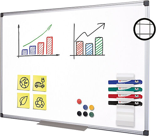 Bi-Office Tableau blanc Bi-Office Émail 150 x 100 cm