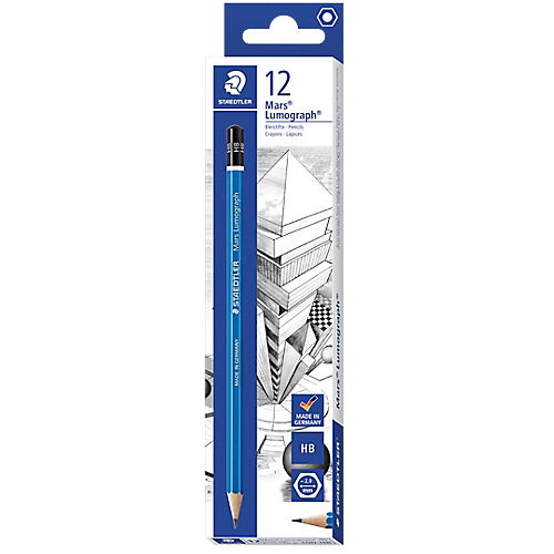 STAEDTLER Crayon graphite STAEDTLER LUMOGRAPH 100-HB - 12 Unités