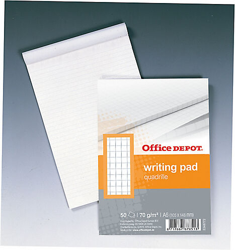 Office Depot Bloc de bureau Office Depot A6 60 g/m² 100 Pages - 10 /Paquet