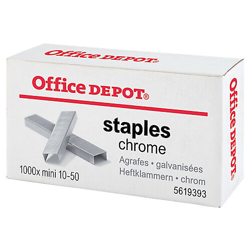 Office Depot Agrafes Office Depot N/A Argenté - 1000 Agrafes