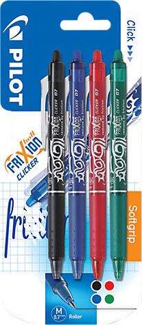 Pilot Roller encre gel Pilot FriXion Ball Clicker Assortiment - 4 Unités