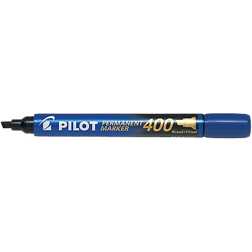 Pilot Marqueur permanent Pilot 400 Biseauté Bleu