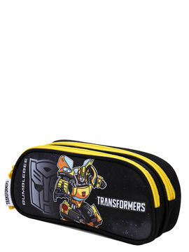 Dessins Animés Trousse double Transformers BumbleBee Noir