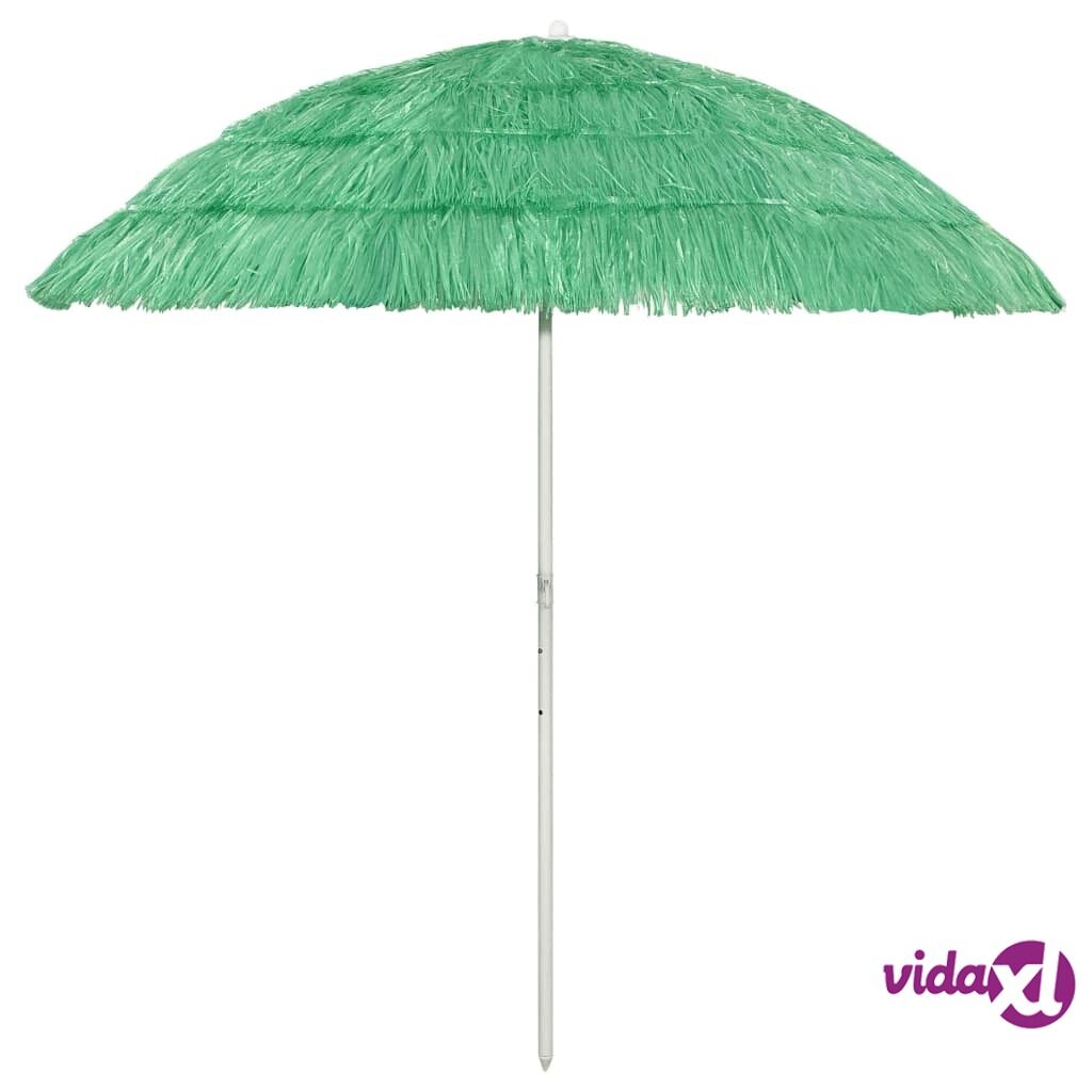 vidaXL Beach Umbrella Green 240 cm