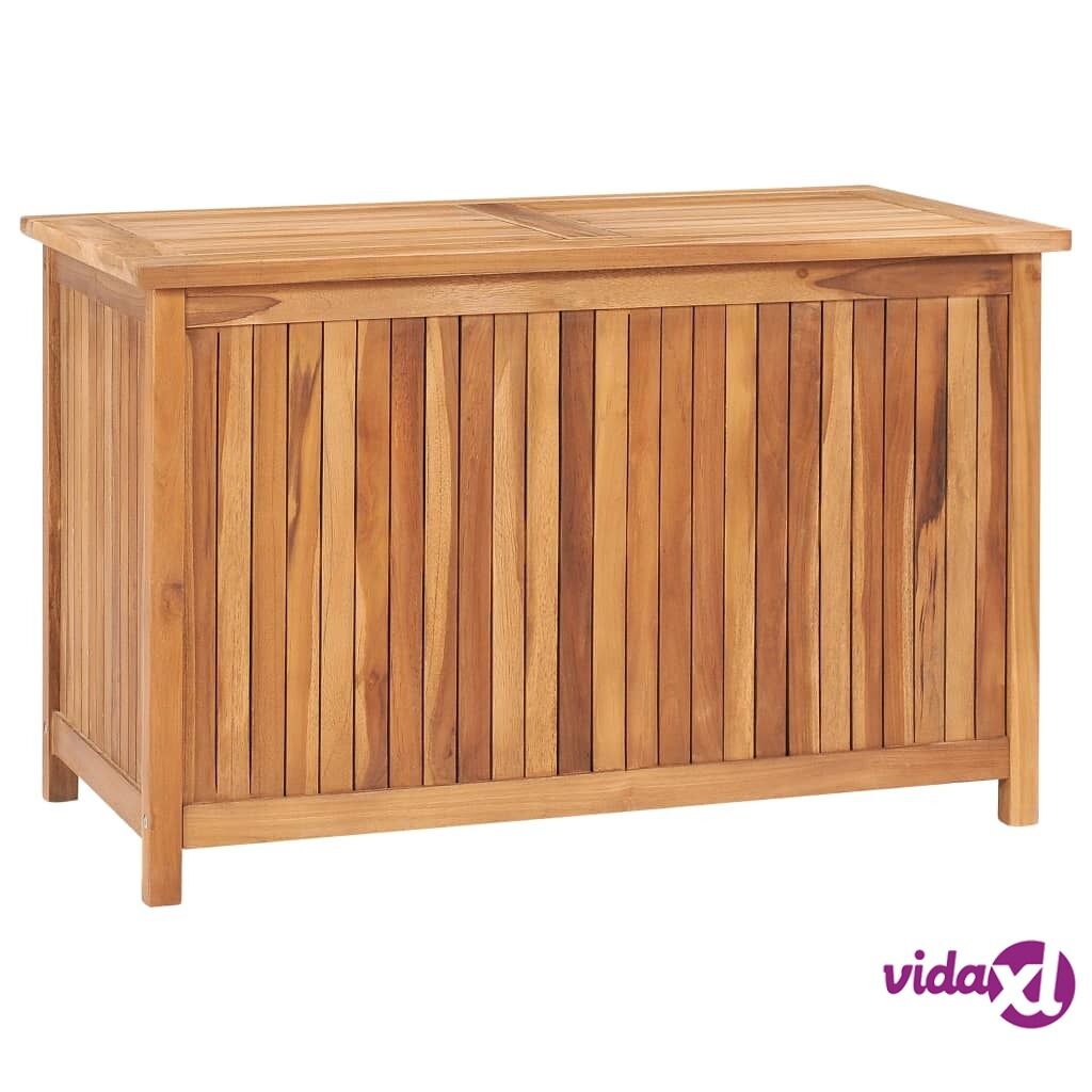 vidaXL Garden Storage Box 90x50x58 cm Solid Teak Wood