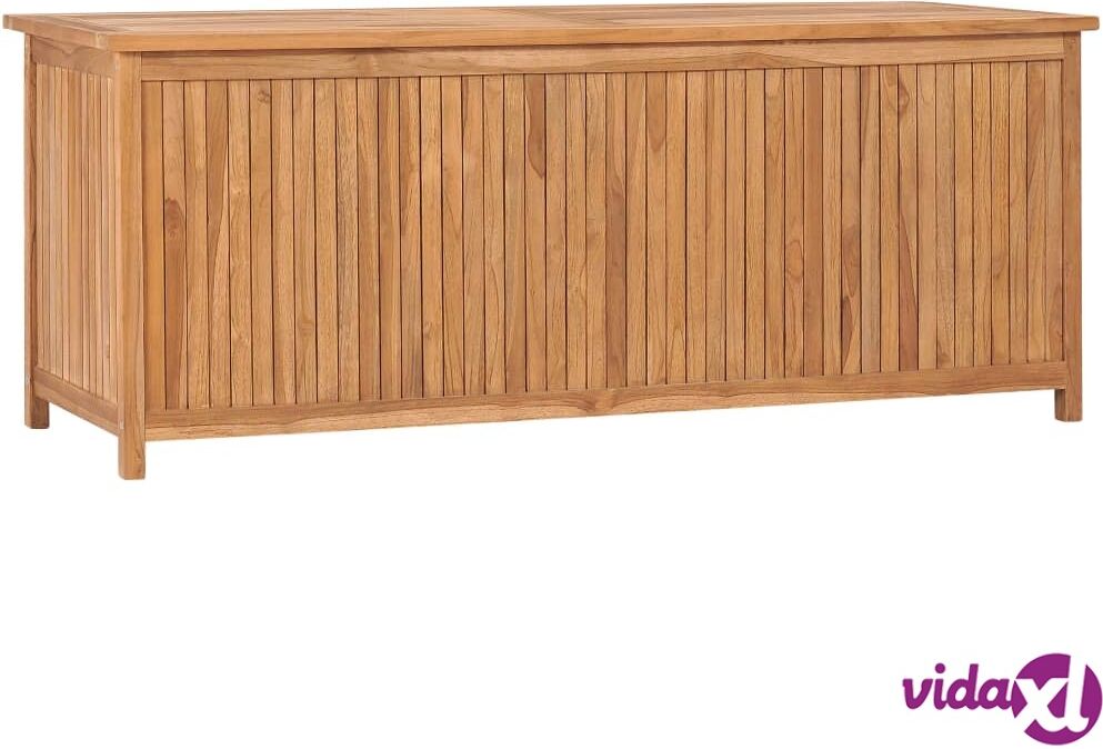 vidaXL Garden Storage Box 150x50x58 cm Solid Teak Wood