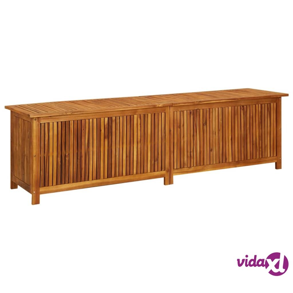 vidaXL Garden Storage Box 200x50x58 cm Solid Acacia Wood