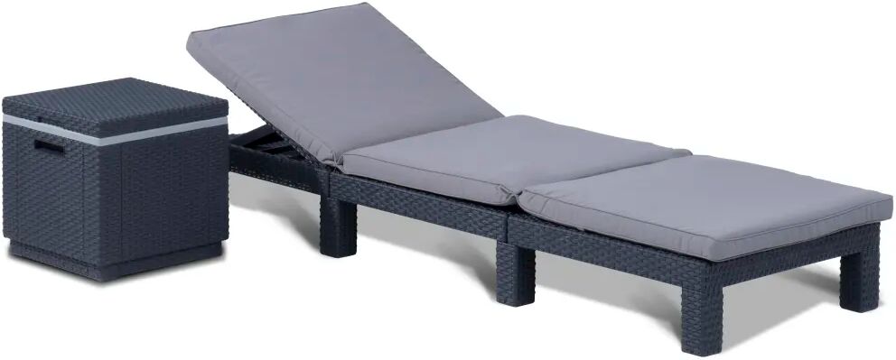 Allibert Chaise longue Daytona Graphite 213720