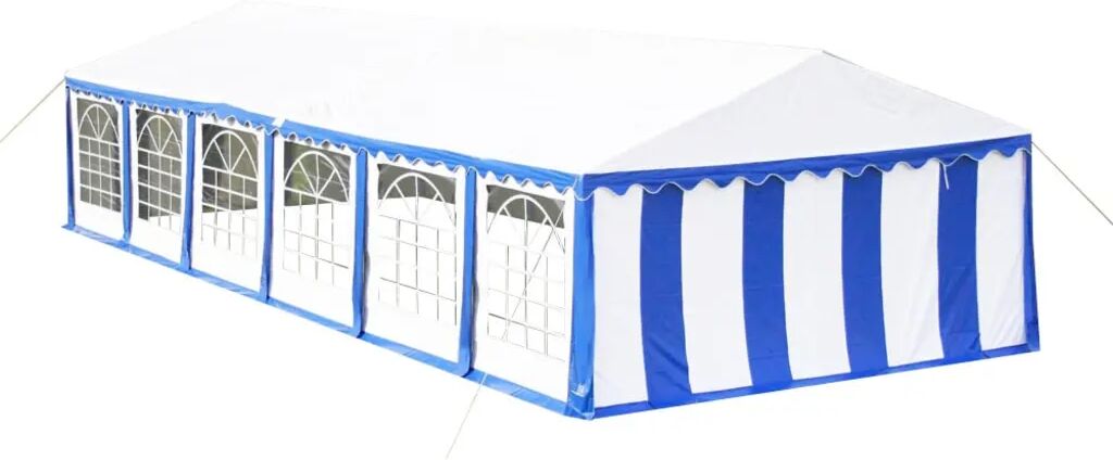 vidaXL Tente de réception 12 x 6 m Bleu