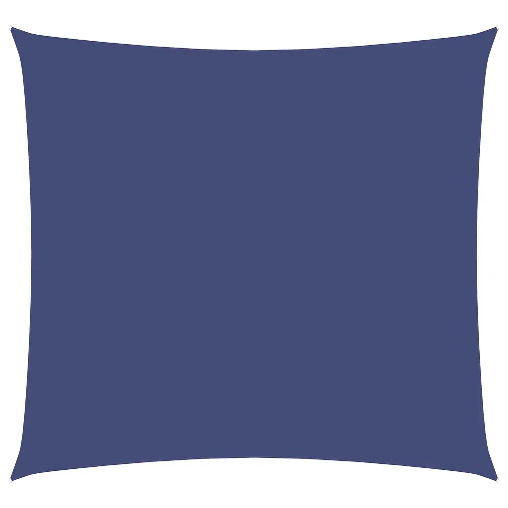 vidaXL Voile de parasol Tissu Oxford carré 5x5 m Bleu