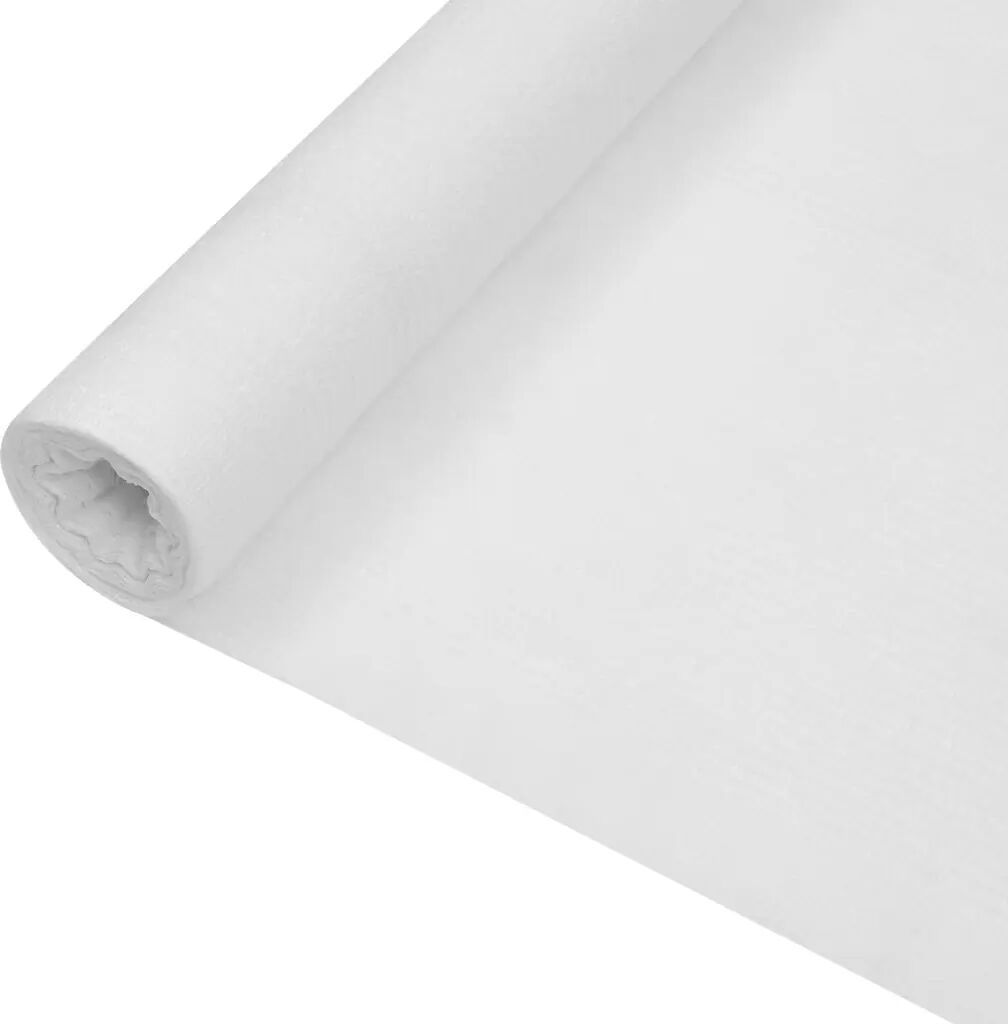 vidaXL Filet brise-vue Blanc 1x10 m PEHD 75 g/m²