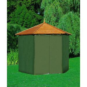 promadino Pavillon-Schutzhülle, für Holzpavillon »Palma« grün  B/L: 300 cm x 290 cm