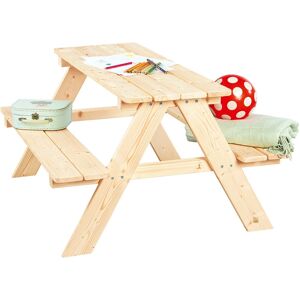 Pinolino® Garten-Kindersitzgruppe »Nicki«, Picknicktisch, BxHxT: 90x79x50 cm holzoptik