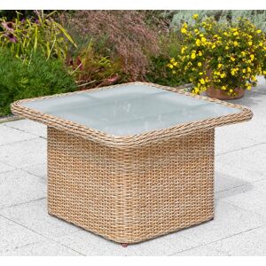 MERXX Gartentisch »Duplex Tisch«, 71x72 cm natur