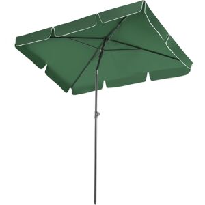 tectake Sonnenschirm Vanessa 200x125cm höhenverstellbar und neigbar - grün