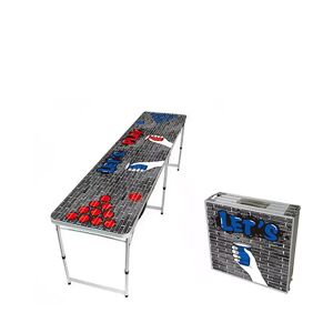 Na - Trinkspiel Bierpong Tisch, Multicolor