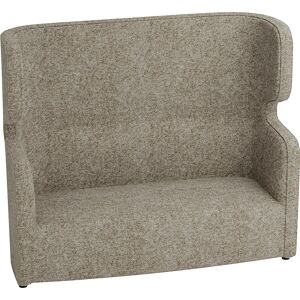 BISLEY Akustiksofa VIVO, Zweisitzer mit hoher Rückenlehne, beige