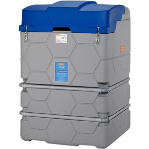 CEMO CUBE-Tank für AUS 32 (AdBlue®), Outdoor Basic, mit Klappdeckel, Höhe 1800 mm, Volumen 1500 l