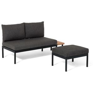 Flexibles Balkon-Lounge-Set»Elin« - Tchibo - Anthrazit Aluminium   unisex