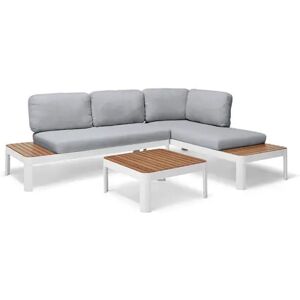 Loungemöbel-Set - Tchibo - Hellgrau Aluminium   unisex