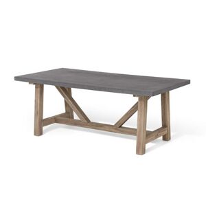 Dining-Tisch mit Beton-Tischplatte - Tchibo - Grau Holz   unisex