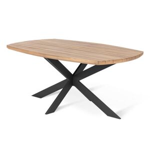 Dining-Tisch mit modernem X-Fuss - Tchibo - Schwarz Holz   unisex