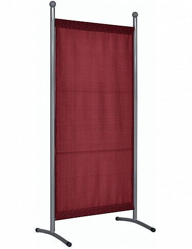 VEDIA Paravent, Masse total 178 x 82 cm, bordeaux