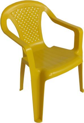 BIBL Brno sro Dětská plastová židlička Bambini žlutá