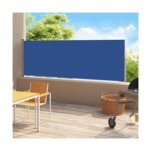 vidaXL Ausziehbare Seitenmarkise 180x500 cm Blau