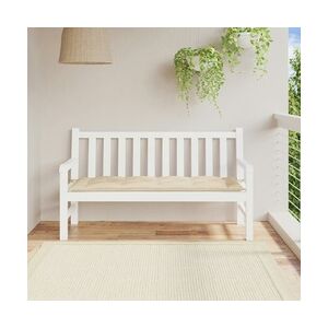 vidaXL Gartenbank-Auflage Beige 150x50x7 cm Oxford-Gewebe