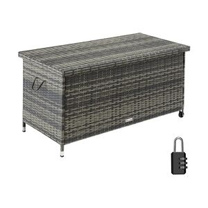 tectake Auflagenbox Kiruna 121 x 56 x 60 cm