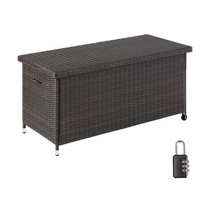 tectake Auflagenbox Kiruna 121 x 56 x 60 cm