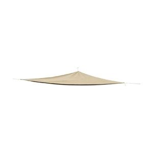 Lex Sonnensegel 5x5 m UV30+ Sonnenschutz Sonnendach wasserabweisend beige : Beige : 5 x 5 x 5 m