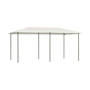 vidaXL Pavillon 3x6x2,6 m Creme 160 g/m2