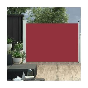 vidaXL Ausziehbare Seitenmarkise 100×500 cm Rot