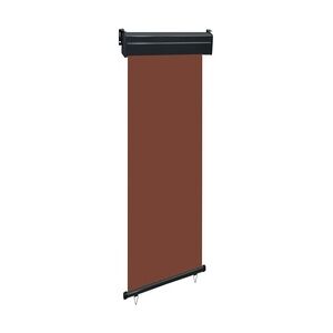 vidaXL Balkon-Seitenmarkise 60 × 250 cm Braun