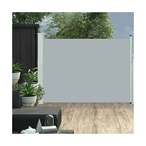 vidaXL Ausziehbare Seitenmarkise 100×500 cm Grau