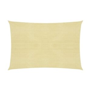 vidaXL Sonnensegel 160 g/m2 Beige 5x6 m HDPE